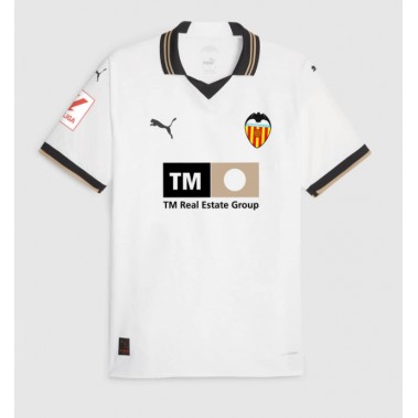 Valencia Koszulka Podstawowa 2023-24 Krótki Rękaw