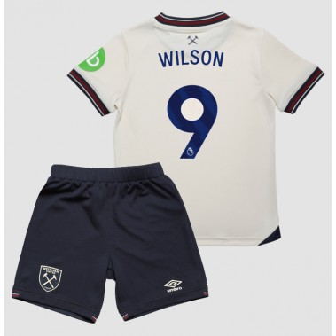 West Ham United Callum Wilson #9 Koszulka Wyjazdowa dzieci 2025-26 Krótki Rękaw (+ krótkie spodenki) West Ham United Callum Wilson #9 Koszulka Wyjazdowa dzieci 2025-26 Krótki Rękaw (+ krótkie spodenki)