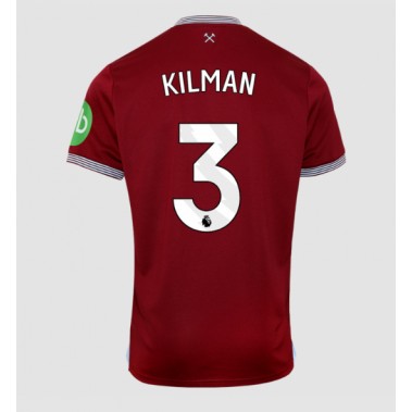 West Ham United Max Kilman #3 Koszulka Podstawowa 2025-26 Krótki Rękaw West Ham United Max Kilman #3 Koszulka Podstawowa 2025-26 Krótki Rękaw