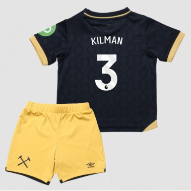West Ham United Max Kilman #3 Koszulka Trzecia dzieci 2025-26 Krótki Rękaw (+ krótkie spodenki) West Ham United Max Kilman #3 Koszulka Trzecia dzieci 2025-26 Krótki Rękaw (+ krótkie spodenki)