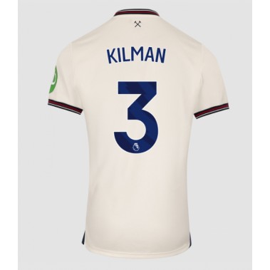 West Ham United Max Kilman #3 Koszulka Wyjazdowa 2025-26 Krótki Rękaw West Ham United Max Kilman #3 Koszulka Wyjazdowa 2025-26 Krótki Rękaw
