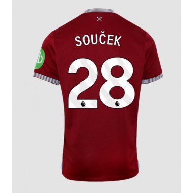 West Ham United Tomas Soucek #28 Koszulka Podstawowa 2025-26 Krótki Rękaw West Ham United Tomas Soucek #28 Koszulka Podstawowa 2025-26 Krótki Rękaw