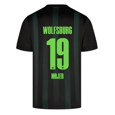 Wolfsburg Lovro Majer #19 Koszulka Wyjazdowa 2024-25 Krótki Rękaw