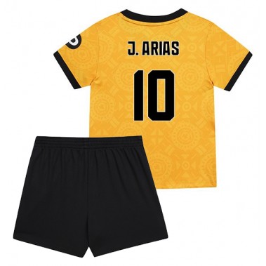 Wolves Jhon Arias #10 Koszulka Podstawowa dzieci 2025-26 Krótki Rękaw (+ krótkie spodenki) Wolves Jhon Arias #10 Koszulka Podstawowa dzieci 2025-26 Krótki Rękaw (+ krótkie spodenki)