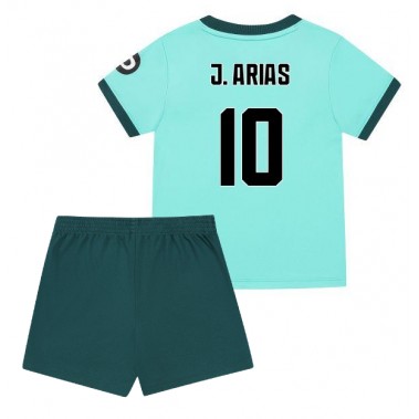 Wolves Jhon Arias #10 Koszulka Wyjazdowa dzieci 2025-26 Krótki Rękaw (+ krótkie spodenki) Wolves Jhon Arias #10 Koszulka Wyjazdowa dzieci 2025-26 Krótki Rękaw (+ krótkie spodenki)