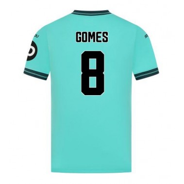 Wolves Joao Gomes #8 Koszulka Wyjazdowa 2025-26 Krótki Rękaw