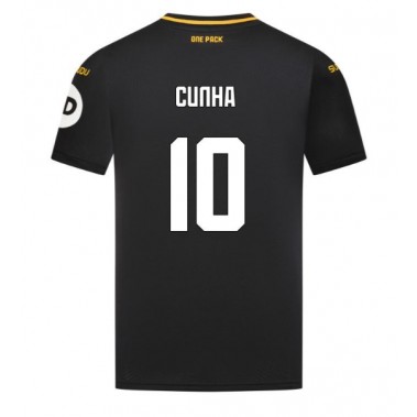 Wolves Matheus Cunha #10 Koszulka Wyjazdowa 2024-25 Krótki Rękaw