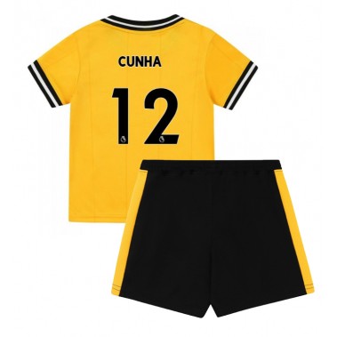 Wolves Matheus Cunha #12 Koszulka Podstawowa dzieci 2023-24 Krótki Rękaw (+ krótkie spodenki)