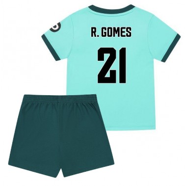 Wolves Rodrigo Gomes #21 Koszulka Wyjazdowa dzieci 2025-26 Krótki Rękaw (+ krótkie spodenki) Wolves Rodrigo Gomes #21 Koszulka Wyjazdowa dzieci 2025-26 Krótki Rękaw (+ krótkie spodenki)