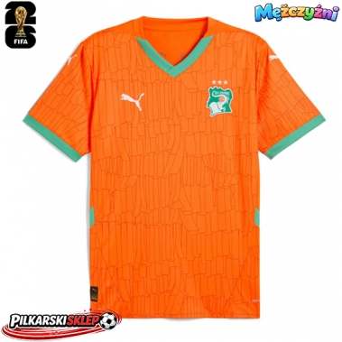 Wybrzeże Kości Słoniowej Koszulka Podstawowa MŚ 2026 Krótki Rękaw