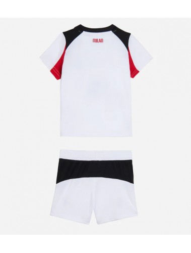 AC Milan Koszulka Wyjazdowa dzieci 2025-26 Krótki Rękaw (+ krótkie spodenki)
