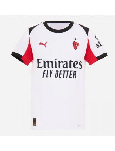 AC Milan Samuele Ricci #4 Koszulka Wyjazdowa damskie 2025-26 Krótki Rękaw AC Milan Samuele Ricci #4 Koszulka Wyjazdowa damskie 2025-26 Krótki Rękaw