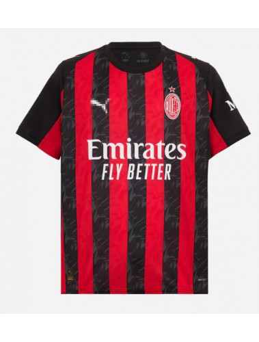 AC Milan Strahinja Pavlovic #31 Koszulka Podstawowa 2025-26 Krótki Rękaw AC Milan Strahinja Pavlovic #31 Koszulka Podstawowa 2025-26 Krótki Rękaw