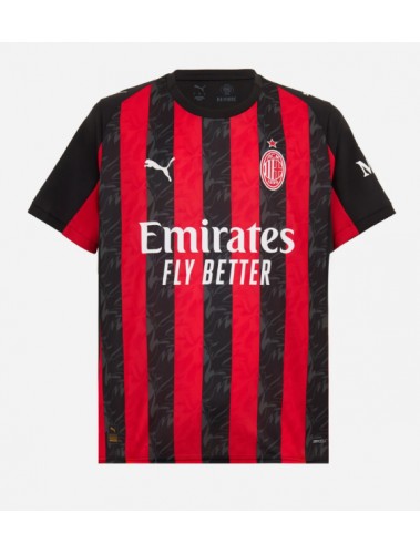AC Milan Theo Hernandez #19 Koszulka Podstawowa 2025-26 Krótki Rękaw AC Milan Theo Hernandez #19 Koszulka Podstawowa 2025-26 Krótki Rękaw