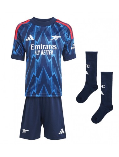 Arsenal Gabriel Martinelli #11 Koszulka Wyjazdowa dzieci 2025-26 Krótki Rękaw (+ krótkie spodenki)