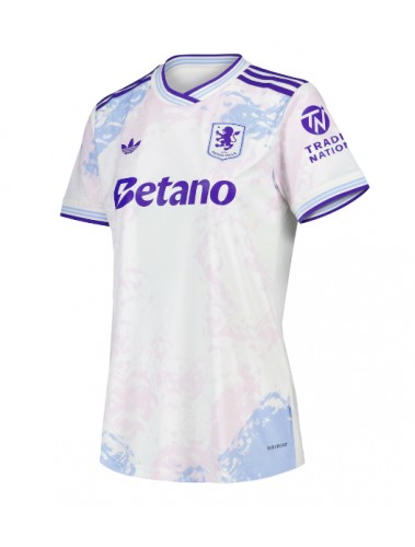 Aston Villa Ezri Konsa #4 Koszulka Trzecia damskie 2025-26 Krótki Rękaw Aston Villa Ezri Konsa #4 Koszulka Trzecia damskie 2025-26 Krótki Rękaw