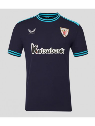 Athletic Bilbao Dani Vivian #3 Koszulka Wyjazdowa 2025-26 Krótki Rękaw Athletic Bilbao Dani Vivian #3 Koszulka Wyjazdowa 2025-26 Krótki Rękaw
