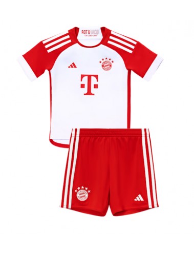 Bayern Munich Jamal Musiala #42 Koszulka Podstawowa dzieci 2023-24 Krótki Rękaw (+ krótkie spodenki)