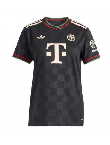 Bayern Munich Jonathan Tah #4 Koszulka Trzecia damskie 2025-26 Krótki Rękaw Bayern Munich Jonathan Tah #4 Koszulka Trzecia damskie 2025-26 Krótki Rękaw
