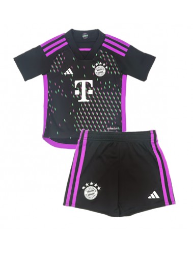 Bayern Munich Joshua Kimmich #6 Koszulka Wyjazdowa dzieci 2023-24 Krótki Rękaw (+ krótkie spodenki)