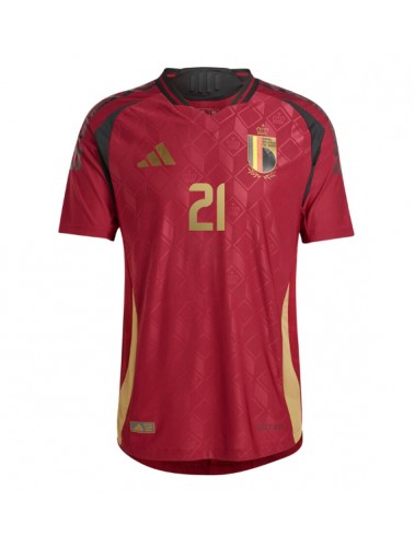 Belgia Timothy Castagne #21 Koszulka Podstawowa ME 2024 Krótki Rękaw Belgia Timothy Castagne #21 Koszulka Podstawowa ME 2024 Krótki Rękaw
