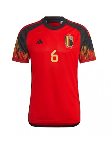 Belgija Axel Witsel #6 Koszulka Podstawowa MŚ 2022 Krótki Rękaw