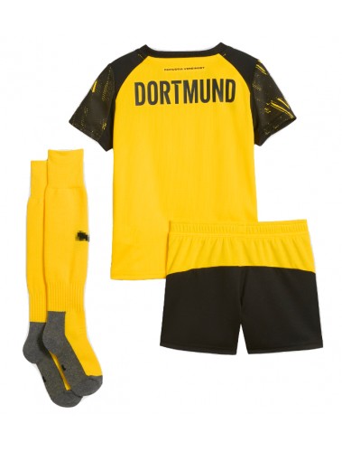Borussia Dortmund Koszulka Podstawowa dzieci 2025-26 Krótki Rękaw (+ krótkie spodenki) Borussia Dortmund Koszulka Podstawowa dzieci 2025-26 Krótki Rękaw (+ krótkie spodenki)