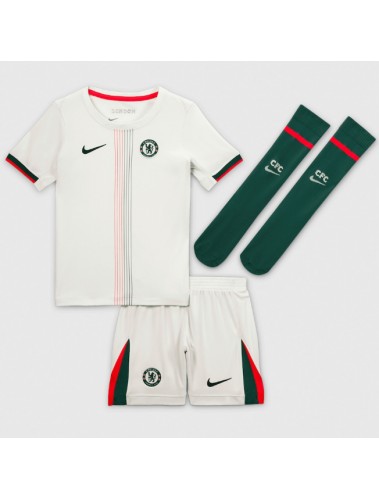 Chelsea Christopher Nkunku #18 Koszulka Wyjazdowa dzieci 2025-26 Krótki Rękaw (+ krótkie spodenki) Chelsea Christopher Nkunku #18 Koszulka Wyjazdowa dzieci 2025-26 Krótki Rękaw (+ krótkie spodenki)