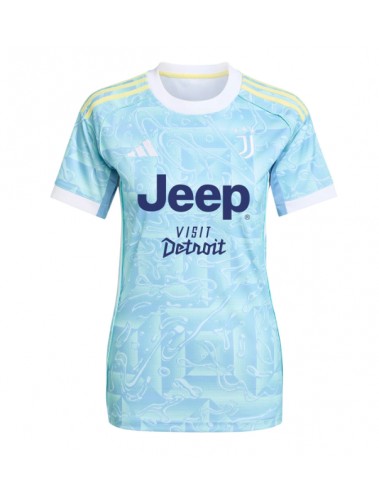 Juventus Khephren Thuram #19 Koszulka Wyjazdowa damskie 2025-26 Krótki Rękaw Juventus Khephren Thuram #19 Koszulka Wyjazdowa damskie 2025-26 Krótki Rękaw