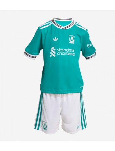 Liverpool Florian Wirtz #7 Koszulka Trzecia dzieci 2025-26 Krótki Rękaw (+ krótkie spodenki) Liverpool Florian Wirtz #7 Koszulka Trzecia dzieci 2025-26 Krótki Rękaw (+ krótkie spodenki)