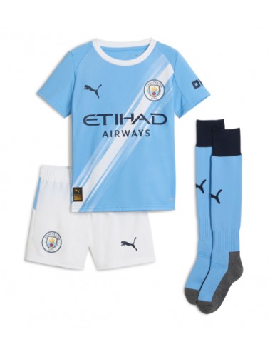 Manchester City Erling Haaland #9 Koszulka Podstawowa dzieci 2025-26 Krótki Rękaw (+ krótkie spodenki) Manchester City Erling Haaland #9 Koszulka Podstawowa dzieci 2025-26 Krótki Rękaw (+ krótkie spodenki)