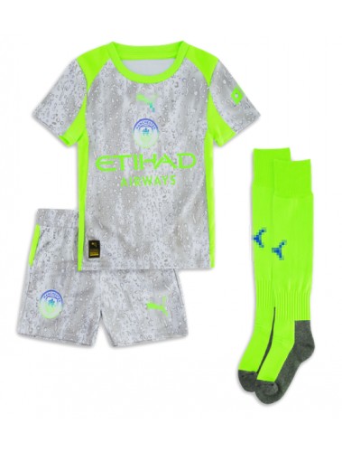 Manchester City Erling Haaland #9 Koszulka Trzecia dzieci 2025-26 Krótki Rękaw (+ krótkie spodenki) Manchester City Erling Haaland #9 Koszulka Trzecia dzieci 2025-26 Krótki Rękaw (+ krótkie spodenki)