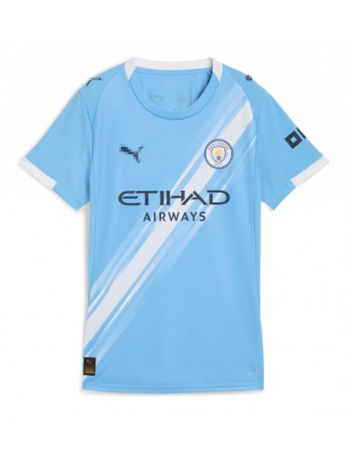 Manchester City Oscar Bobb #52 Koszulka Podstawowa damskie 2025-26 Krótki Rękaw Manchester City Oscar Bobb #52 Koszulka Podstawowa damskie 2025-26 Krótki Rękaw