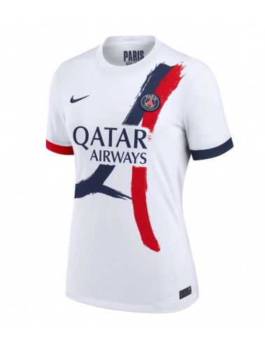 Paris Saint-Germain Khvicha Kvaratskhelia #7 Koszulka Wyjazdowa damskie 2025-26 Krótki Rękaw Paris Saint-Germain Khvicha Kvaratskhelia #7 Koszulka Wyjazdowa damskie 2025-26 Krótki Rękaw