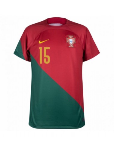 Portugal Rafael Leao #15 Koszulka Podstawowa MŚ 2022 Krótki Rękaw
