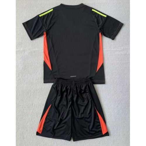 Argentyna Bramkarskie Koszulka Podstawowa dzieci Copa America 2024 Krótki Rękaw (+ krótkie spodenki)