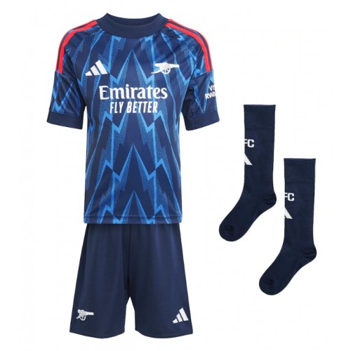 Arsenal Martin Odegaard #8 Koszulka Wyjazdowa dzieci 2025-26 Krótki Rękaw (+ krótkie spodenki)