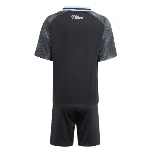 Aston Villa Koszulka Wyjazdowa dzieci 2025-26 Krótki Rękaw (+ krótkie spodenki)