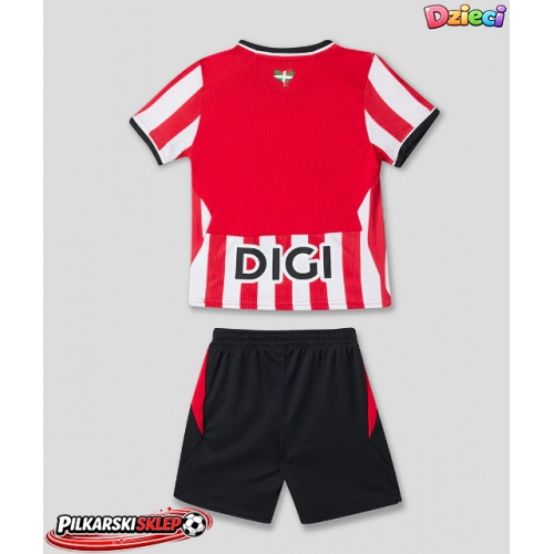 Athletic Bilbao Koszulka Podstawowa dzieci 2026-27 Krótki Rękaw (+ krótkie spodenki)