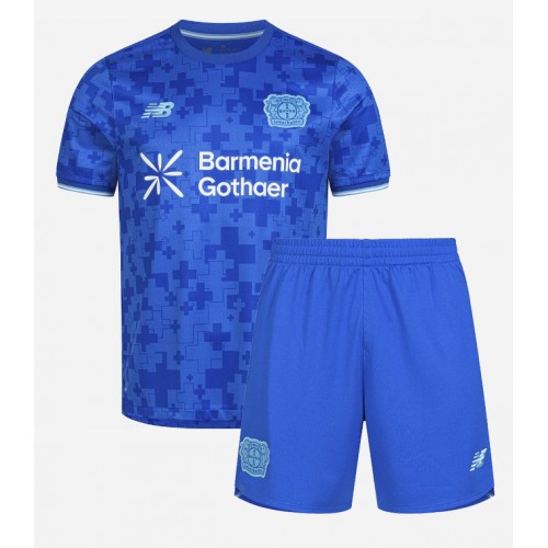 Bayer Leverkusen Jarell Quansah #4 Koszulka Trzecia dzieci 2025-26 Krótki Rękaw (+ krótkie spodenki)