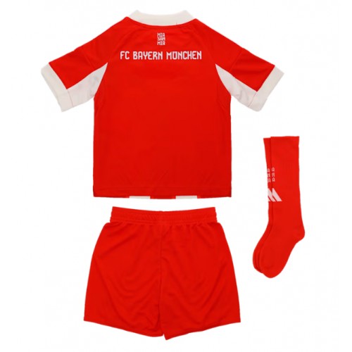 Bayern Munich Koszulka Podstawowa dzieci 2025-26 Krótki Rękaw (+ krótkie spodenki)