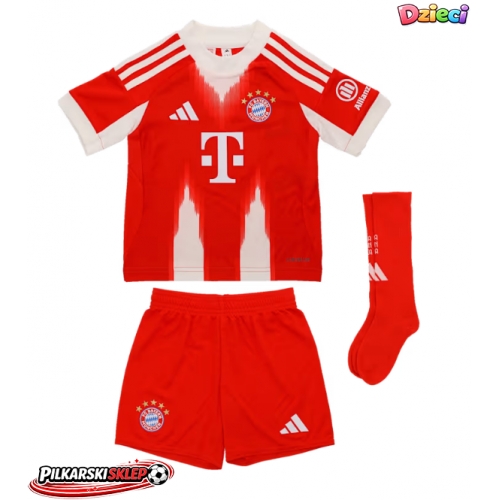 Bayern Munich Raphael Guerreiro #22 Koszulka Podstawowa dzieci 2025-26 Krótki Rękaw (+ krótkie spodenki)