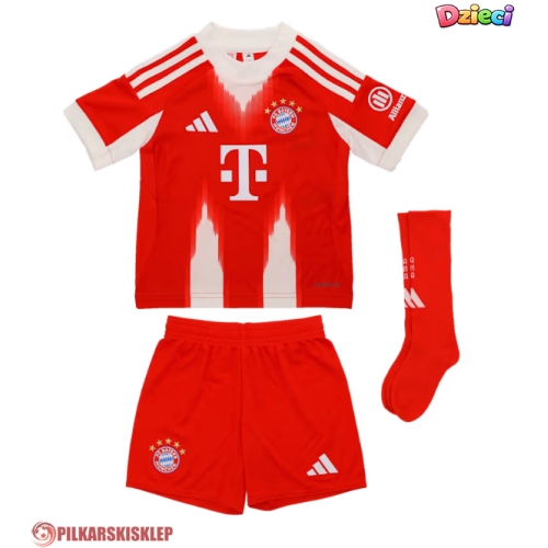 Bayern Munich Serge Gnabry #7 Koszulka Podstawowa dzieci 2025-26 Krótki Rękaw (+ krótkie spodenki)