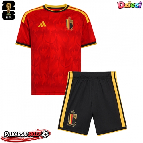 Belgia Matias Fernandez-Pardo #26 Koszulka Podstawowa dzieci MŚ 2026 Krótki Rękaw (+ krótkie spodenki)