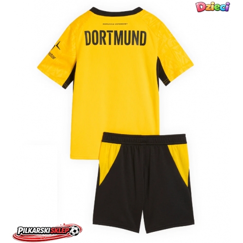 Borussia Dortmund Koszulka Podstawowa dzieci 2026-27 Krótki Rękaw (+ krótkie spodenki)