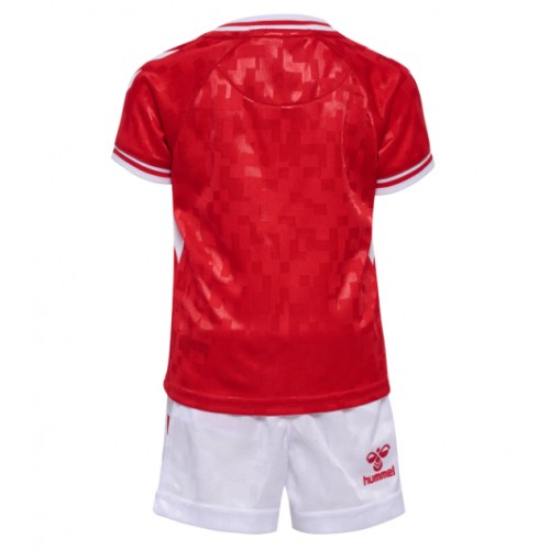 Dania Koszulka Podstawowa dzieci ME 2024 Krótki Rękaw (+ krótkie spodenki)