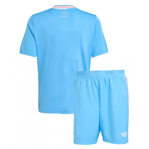 Inter Miami Koszulka Trzecia dzieci 2025-26 Krótki Rękaw (+ krótkie spodenki)