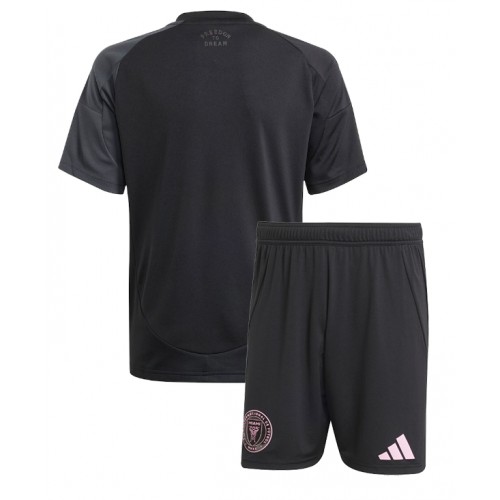 Inter Miami Koszulka Wyjazdowa dzieci 2025-26 Krótki Rękaw (+ krótkie spodenki)