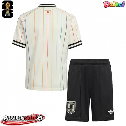 Japonia Koszulka Wyjazdowa dzieci MŚ 2026 Krótki Rękaw (+ krótkie spodenki)