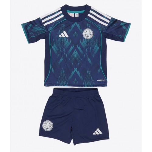 Leicester City Issahaku Fatawu #7 Koszulka Wyjazdowa dzieci 2025-26 Krótki Rękaw (+ krótkie spodenki)